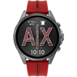 Horlogeband Fossil AXT2006 Silicoon Rood 22mm
